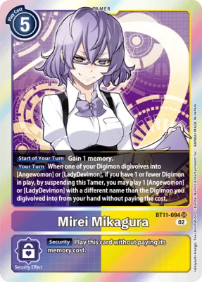 Mirei Mikagura, Digimon card BT11-094