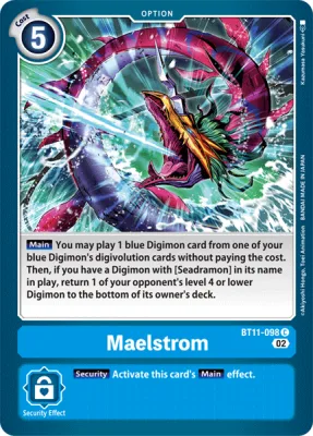 Maelstrom, Digimon card BT11-098