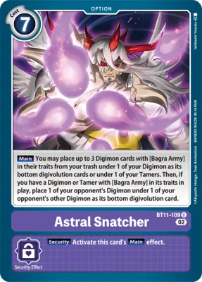 Astral Snatcher, Digimon card BT11-109