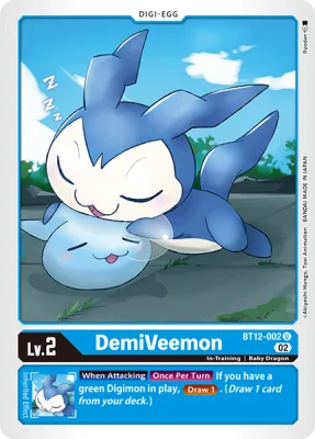 DemiVeemon, Digimon card BT12-002