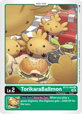 TorikaraBallmon, Digimon card BT12-004