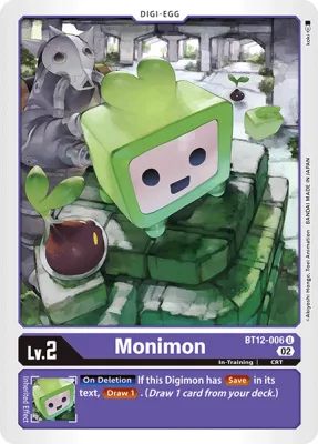 Monimon, Digimon card BT12-006