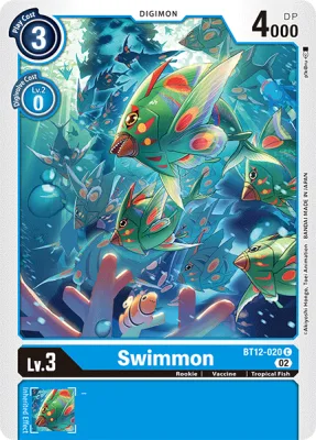 Swimmon, Digimon card BT12-020