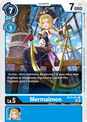 Mermaimon, Digimon card BT12-027