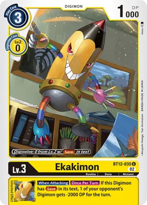 Ekakimon, Digimon card BT12-035