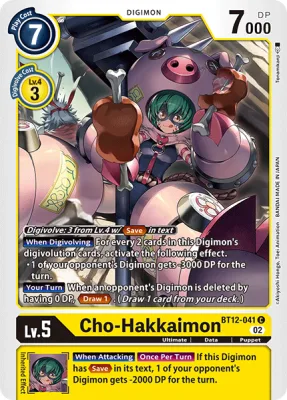 Cho-Hakkaimon, Digimon card BT12-041
