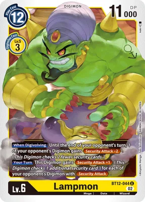 Lampmon, Digimon card BT12-044