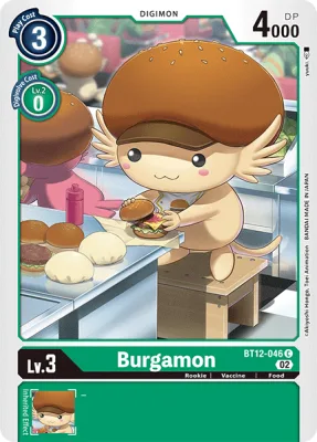 Burgamon, Digimon card BT12-046