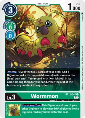 Wormmon, Digimon card BT12-047