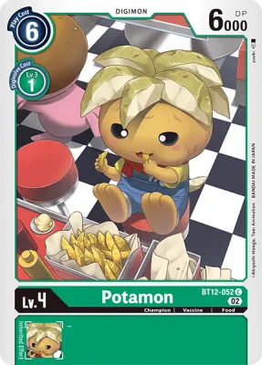 Potamon, Digimon card BT12-052
