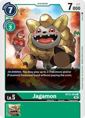 Jagamon, Digimon card BT12-054