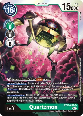 Quartzmon, Digimon card BT12-057