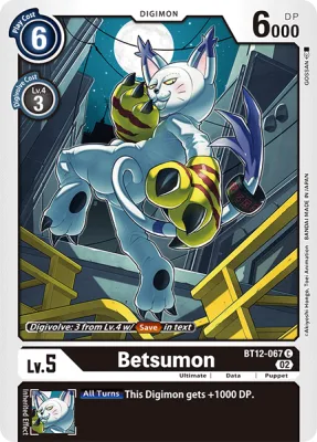 Betsumon, Digimon card BT12-067