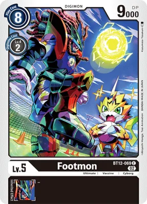 Footmon, Digimon card BT12-069