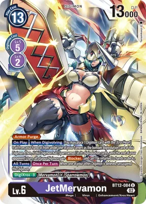 JetMervamon, Digimon card BT12-084