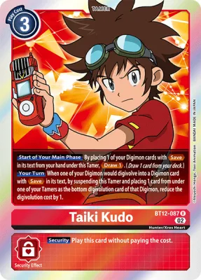 Taiki Kudo, Digimon card BT12-087