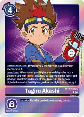 Tagiru Akashi, Digimon card BT12-096