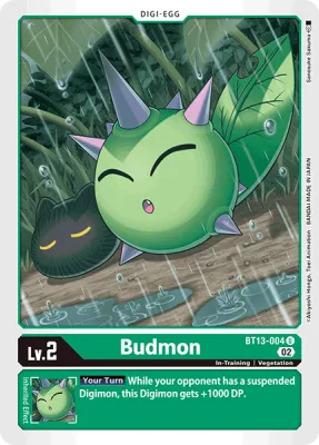 Budmon, Digimon card BT13-004