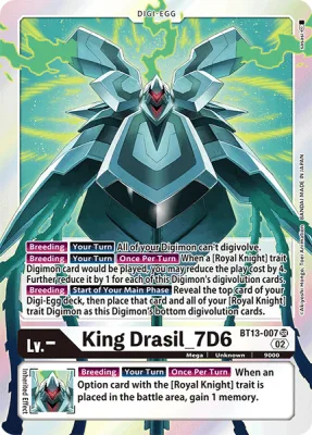 King Drasil_7D6, Digimon card BT13-007