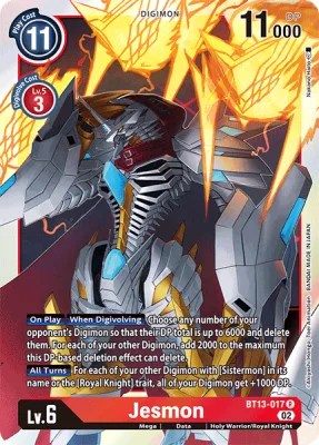 Jesmon, Digimon card BT13-017