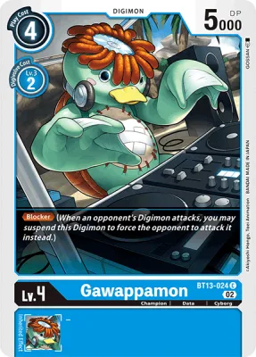 Gawappamon, Digimon card BT13-024