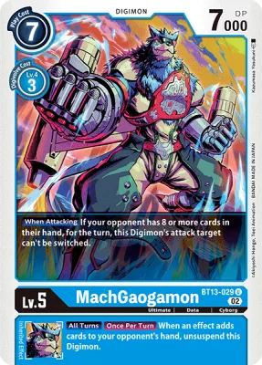 MachGaogamon, Digimon card BT13-029