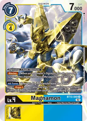 Magnamon, Digimon card BT13-040
