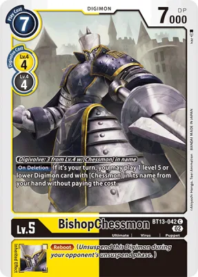 BishopChessmon, Digimon card BT13-042