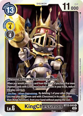 KingChessmon, Digimon card BT13-045