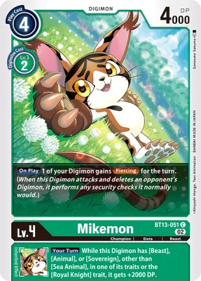 Mikemon, Digimon card BT13-051
