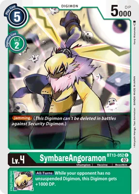 SymbareAngoramon, Digimon card BT13-052