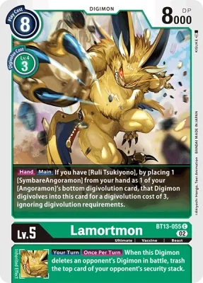 Lamortmon, Digimon card BT13-055