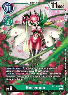 Rosemon, Digimon card BT13-057