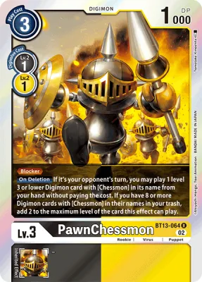 PawnChessmon, Digimon card BT13-064