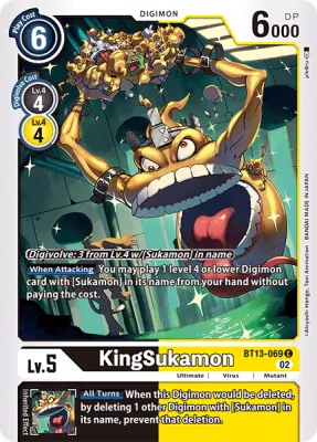 KingSukamon, Digimon card BT13-069