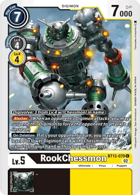 RookChessmon, Digimon card BT13-070