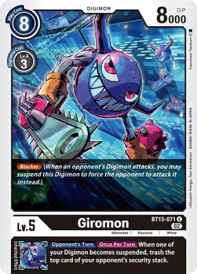 Giromon, Digimon card BT13-071