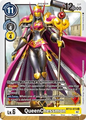 QueenChessmon, Digimon card BT13-073