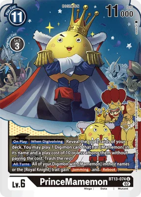 PrinceMamemon, Digimon card BT13-074