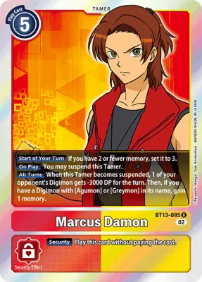 Marcus Damon, Digimon card BT13-095