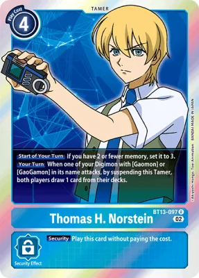 Thomas H. Norstein, Digimon card BT13-097