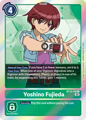 Yoshino Fujieda, Digimon card BT13-100