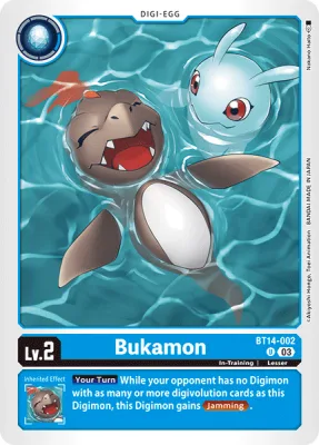 Bukamon, Digimon card BT14-002