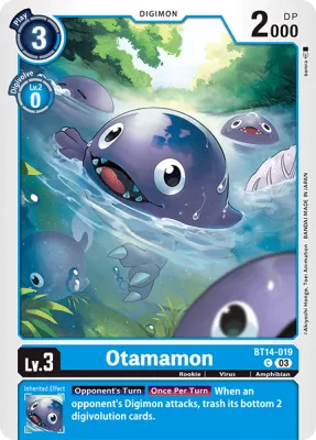 Otamamon, Digimon card BT14-019