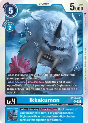 Ikkakumon, Digimon card BT14-023