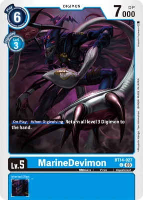 MarineDevimon, Digimon card BT14-027