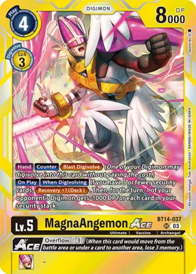 MagnaAngemon ACE, Digimon card BT14-037