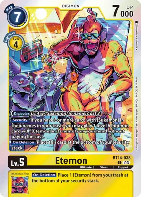Etemon, Digimon card BT14-038