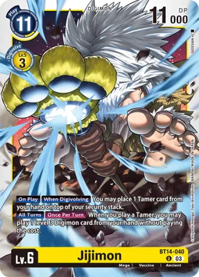 Jijimon, Digimon card BT14-040