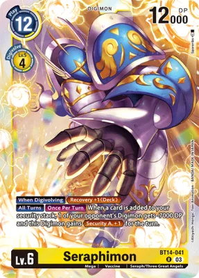 Seraphimon, Digimon card BT14-041